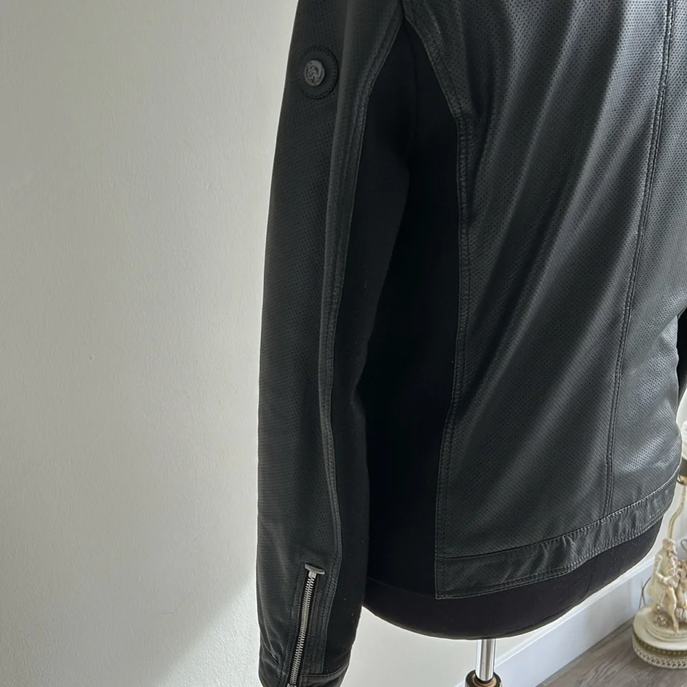 Men diesel leather jacket - Picture 5 of 15